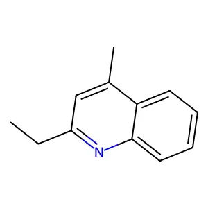 2-Ethyl-4-methylquinoline structure