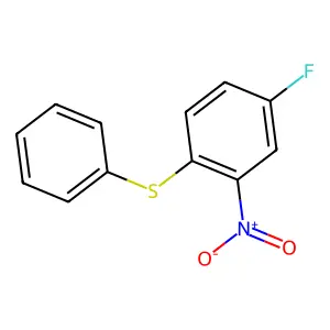 (4-Fluoro-2-nitrophenyl)(phenyl)sulfane structure