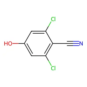 2,6-二氯-4-羟基苯甲腈 structure