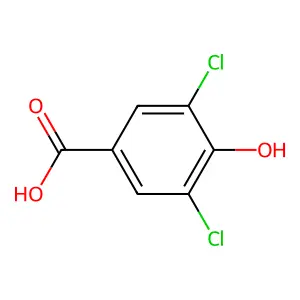 3,5-Dichloro-4-hydroxybenzoic acid structure
