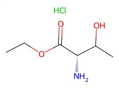 Ethyl L-threoninate hydrochloride structure