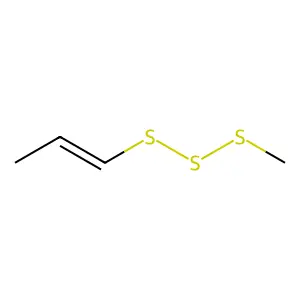 1-Methyl-3-(prop-1-EN-1-YL)trisulfane structure