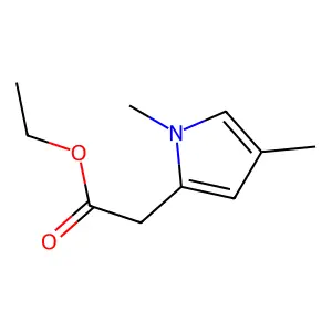 Ethyl 1,4-dimethyl-1H-pyrrole-2-acetate structure