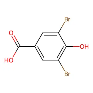 3,5-二溴-4-羟基苯甲酸 structure