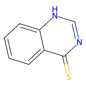 4-Quinazolinethiol structure