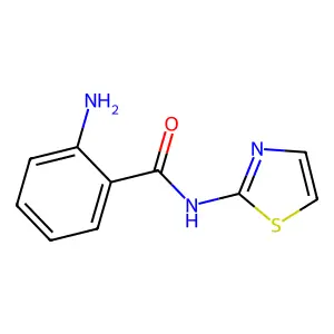 2-amino-N-(1,3-thiazol-2-yl)benzamide structure