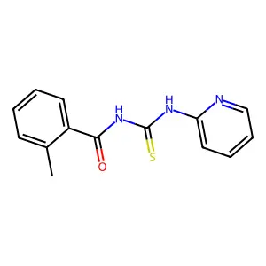 2-methyl-N-(pyridin-2-ylcarbamothioyl)benzamide structure