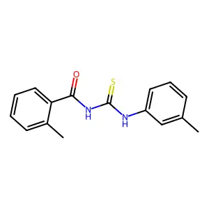 2-methyl-N-[(3-methylphenyl)carbamothioyl]benzamide structure