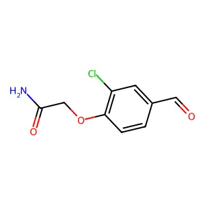 2-(2-Chloro-4-formylphenoxy)acetamide structure