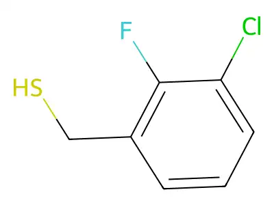 (3-Chloro-2-fluorophenyl)methanethiol structure