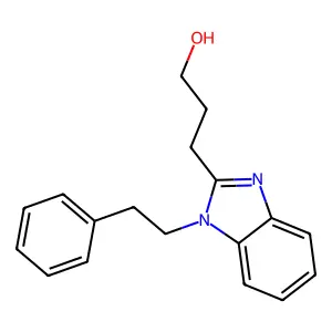 3-[1-(2-Phenylethyl)benzimidazol-2-yl]propan-1-ol structure