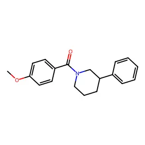 (4-Methoxyphenyl)(3-phenylpiperidin-1-yl)methanone structure