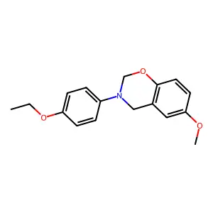3-(4-Ethoxyphenyl)-6-methoxy-2,4-dihydro-1,3-benzoxazine structure