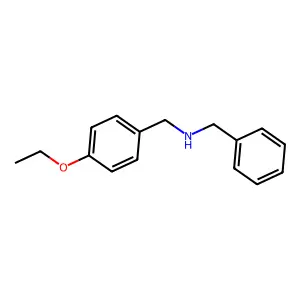 Benzyl-(4-ethoxy-benzyl)-amine structure