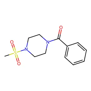(4-Methylsulfonylpiperazin-1-yl)-phenylmethanone structure