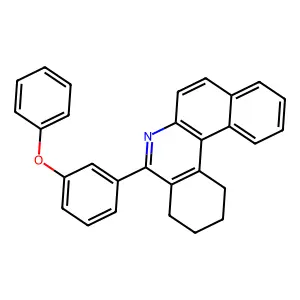 5-(3-Phenoxyphenyl)-1,2,3,4-tetrahydrobenzo[a]phenanthridine structure
