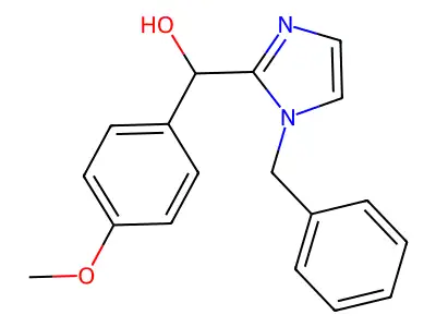 (1-benzyl-1H-imidazol-2-yl)(4-methoxyphenyl)methanol structure