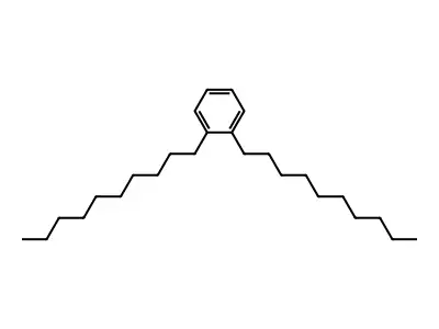 Didecylbenzene structure