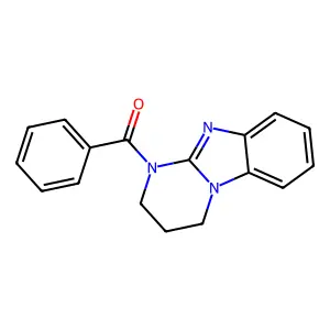 3,4-dihydropyrimido[1,2-a]benzimidazol-1(2H)-yl(phenyl)methanone structure