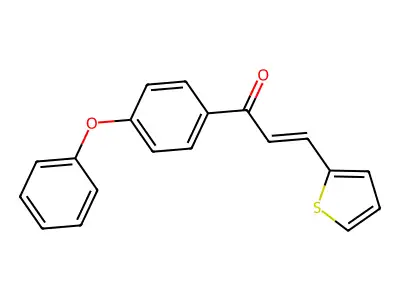 1-(4-Phenoxyphenyl)-3-thiophen-2-ylprop-2-en-1-one structure