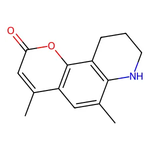 4,6-dimethyl-7,8,9,10-tetrahydro-2H-pyrano[2,3-f]quinolin-2-one structure