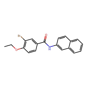 3-bromo-4-ethoxy-N-naphthalen-2-ylbenzamide structure