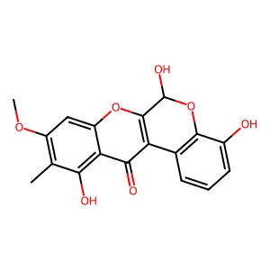 9-O-Methyl-4-Hydroxyboeravinone B structure