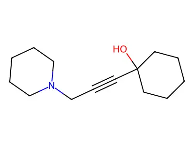 1-(3-Piperidylprop-1-ynyl)cyclohexan-1-ol structure