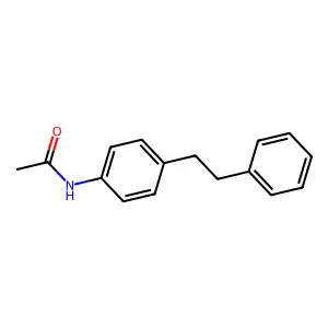 Acetamide, N-(4-(2-phenylethyl)phenyl)- structure