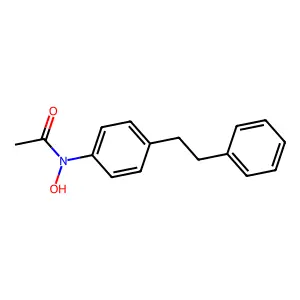 N-(对苯乙基苯基)乙酰氧肟酸 structure