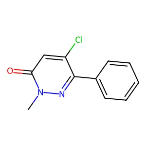 5-Chloro-2-methyl-6-phenylpyridazin-3(2H)-one structure