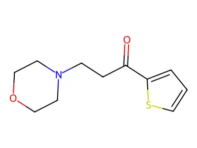 3-Morpholin-4-yl-1-(2-thienyl)propan-1-one structure