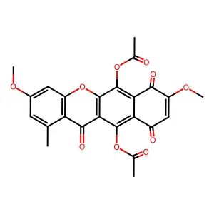 Diacetyl-O-bikaverin structure