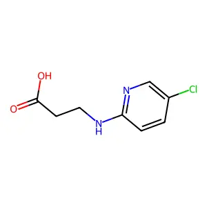3-(5-Chloro-pyridin-2-ylamino)-propionic acid structure