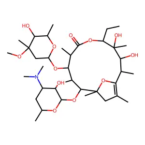 红霉素A烯醇醚 structure