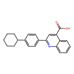2-(4-Cyclohexylphenyl)quinoline-4-carboxylic acid structure