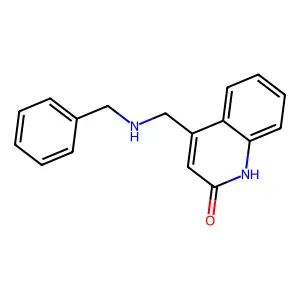 4-((Benzylamino)methyl)quinolin-2-ol structure
