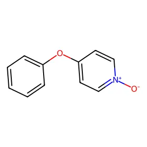 Pyridine, 4-phenoxy-, 1-oxide structure