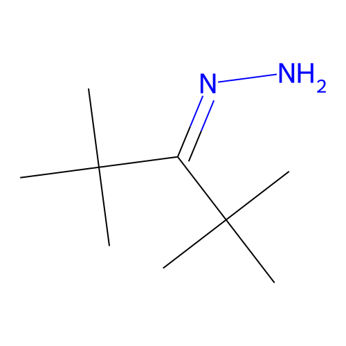 Di-tert-butyl ketone hydrazone structure