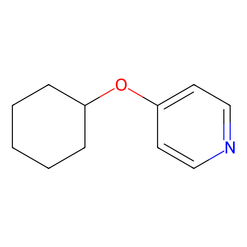 4-Cyclohexyloxypyridine structure