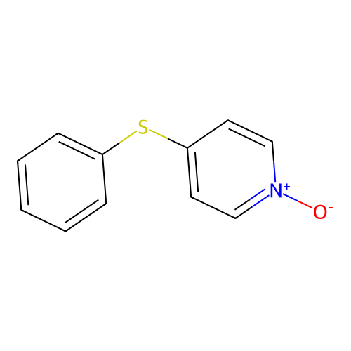1-Oxido-4-phenylsulfanylpyridin-1-ium structure