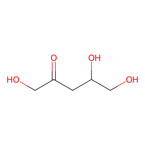 1,4,5-Trihydroxypentan-2-one structure