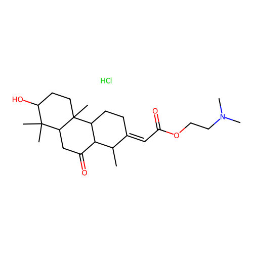 Cassaine hydrochloride structure