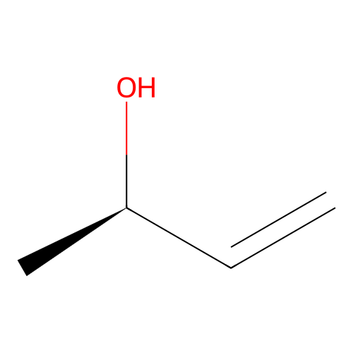 (2R)-but-3-en-2-ol structure