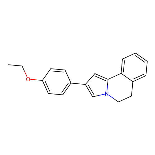 2-(4-Ethoxyphenyl)-5,6-dihydropyrrolo[2,1-a]isoquinoline structure