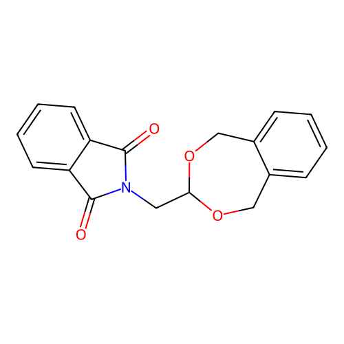2-(1,5-dihydro-2,4-benzodioxepin-3-ylmethyl)-1H-isoindole-1,3(2H)-dione structure