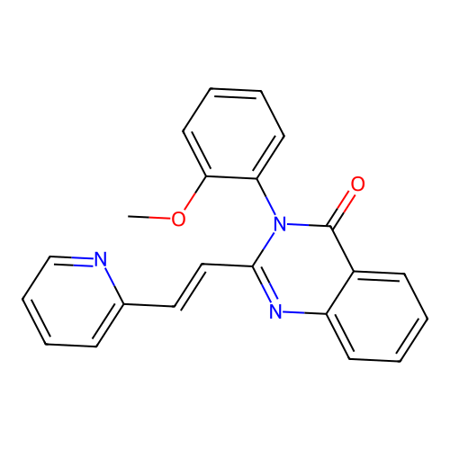 3-(2-methoxyphenyl)-2-[(E)-2-pyridin-2-ylethenyl]quinazolin-4-one structure