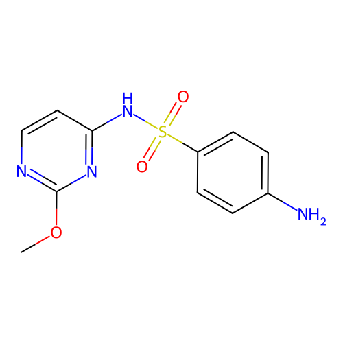 Benzenesulfonamide, 4-amino-N-(2-methoxy-4-pyrimidinyl)- structure