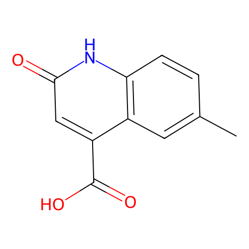 2-Hydroxy-6-methylquinoline-4-carboxylic acid structure