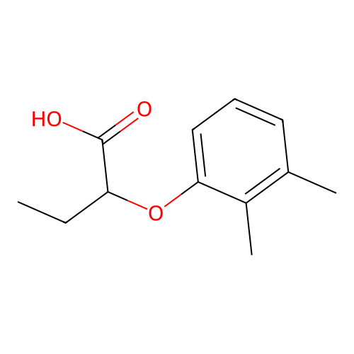 2-(2,3-Dimethylphenoxy)butanoic acid structure